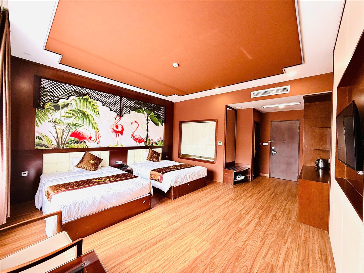 Ảnh phòng hai giường của khách sạn